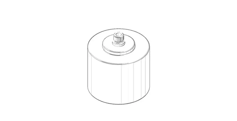 DORNBRACHT Griff ERSATZTEILE 092097022 D. 46 x 47,5 mm Platin gebürstet, 092097022-06 Galeriebild 1